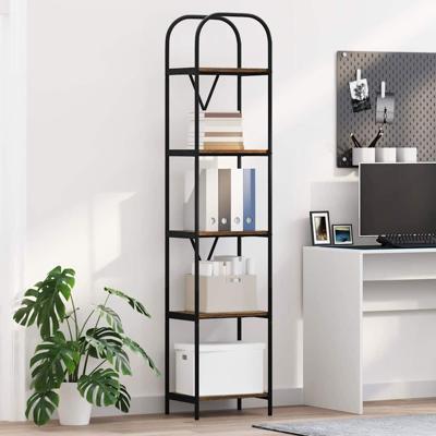 Boekenkast Gerookt eiken 40 x 30 x 183 cm Bewerkt hout