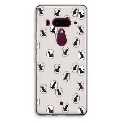 Miauw: HTC U12+ Transparant Hoesje
