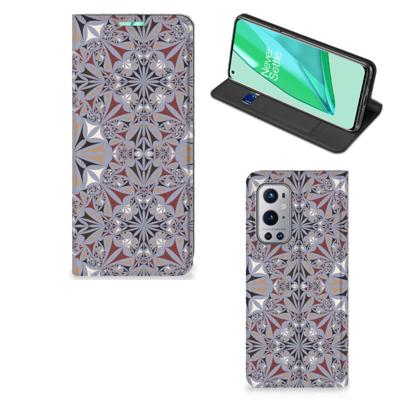 OnePlus 9 Pro | Standcase | Flower Tiles