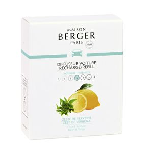 LAMPE BERGER - Autoparfum - Navulling Zest of Verbena 2 stuks