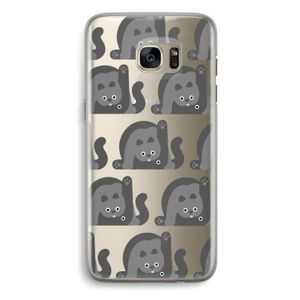 Cats: Samsung Galaxy S7 Edge Transparant Hoesje