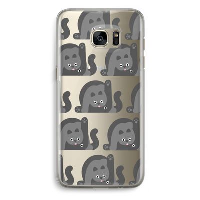 Cats: Samsung Galaxy S7 Edge Transparant Hoesje