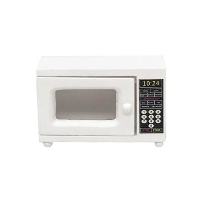 1:12 model Doll House keuken decoratie fijne magnetron oven (wit)