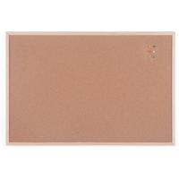 Bi-Office kurkbord met houten kader, ft 90 x 60 cm