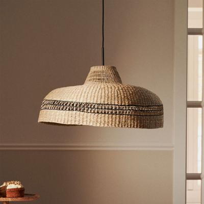 Kave Home Lampenkap 'Rupia' Zeegras, Ø55cm