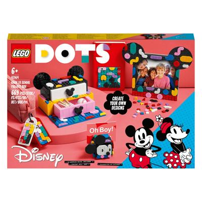 LEGO dots 41964 mickey & minnie mouse: terug naar school