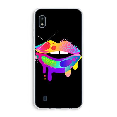 Lip Palette: Samsung Galaxy A10 Transparant Hoesje