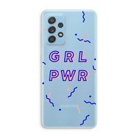 GRL PWR: Samsung Galaxy A73 Transparant Hoesje