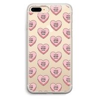 Chicks before dicks: iPhone 7 Plus Transparant Hoesje