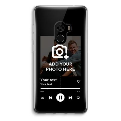 Music Player: Xiaomi Mi Mix 2 Transparant Hoesje