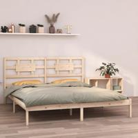 Bedframe massief hout 200x200 cm