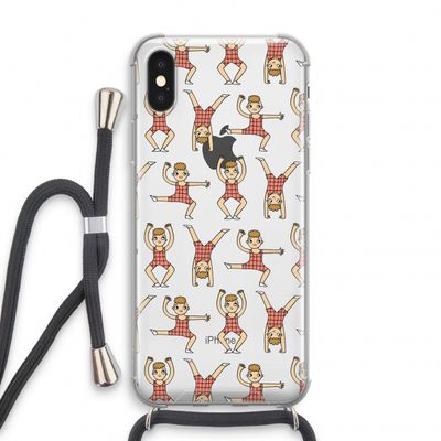 Gymboys: iPhone X Transparant Hoesje met koord