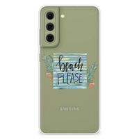 Samsung Galaxy S21FE Telefoonhoesje met Naam Boho Beach