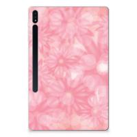 Samsung Galaxy Tab S7 Plus | S8 Plus | Siliconen hoesje | Spring Flowers