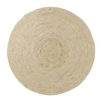 Vloerkleed riet - naturel - ø120 cm