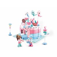 Sluban Candy House bouwstenen set - thumbnail