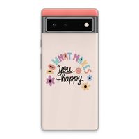 Happy days: Google Pixel 6 Transparant Hoesje
