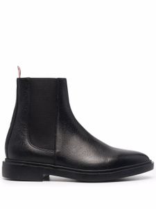 Thom Browne bottines chelsea à détail tricolore signature - Noir