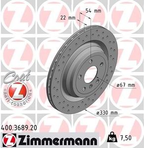 Remschijf Coat Z 400368920