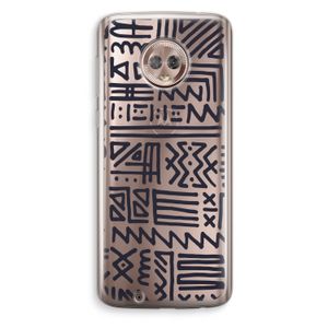 Marrakech print: Motorola Moto G6 Transparant Hoesje