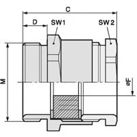 LAPP 52105006 Wartel M63 Messing Messing 5 stuk(s) - thumbnail