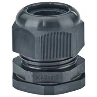 Hensel 36000198 Wartel Met borgmoer, Met trekontlasting, Slagvast Kunststof Zwart 1 stuk(s)