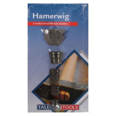 Hamerwig 5 stuks op kaart - Talentools