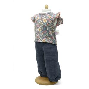 Broek met gebloemde blouse 29-32cm