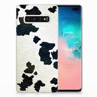 Samsung Galaxy S10 Plus TPU Hoesje Koeienvlekken - thumbnail