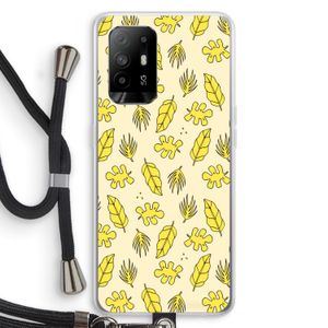Herfst: Oppo A94 5G Transparant Hoesje met koord