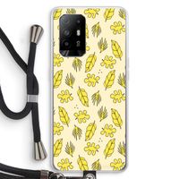 Herfst: Oppo A94 5G Transparant Hoesje met koord