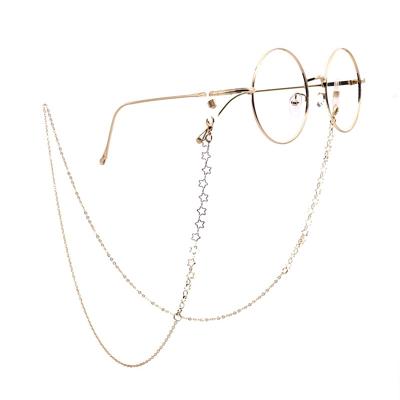2 stuks sterren stijl holle mode eenvoudige brillen ketting