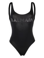 Balmain maillot de bain à logo clouté - Noir - thumbnail