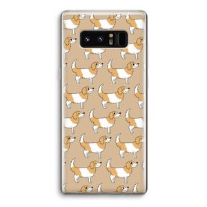 Doggy: Samsung Galaxy Note 8 Transparant Hoesje
