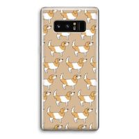 Doggy: Samsung Galaxy Note 8 Transparant Hoesje