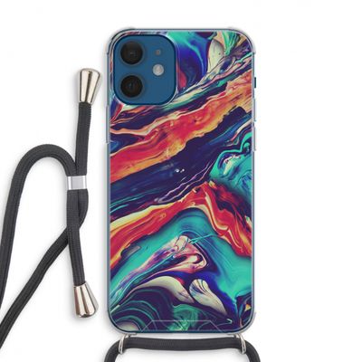 Chameleon Sun: iPhone 12 Transparant Hoesje met koord