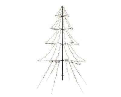 everlands kunstkerstboom vorm LED buitenverlichting 200