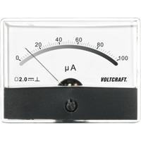 VOLTCRAFT AM-86X65/100µA AM-86X65/100µA Inbouwmeter AM-86X65/100µA/DC Draaispoel