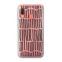 Moroccan stripes: Samsung Galaxy A20e Transparant Hoesje