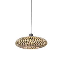 QAZQA Oosterse hanglamp zwart bamboe 40 cm - Ostrava