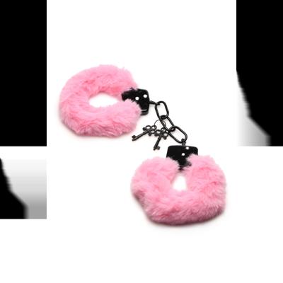 Cuffed in Fur - Furry Handcuffs - Roze