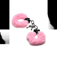 Cuffed in Fur - Furry Handcuffs - Roze - thumbnail