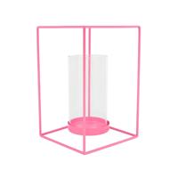 Housevitamin lantaarn roze 20 cm | 6 stuks