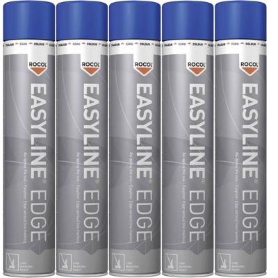 Rocol RS47003-5 Easyline EDGE lijnmarkeerverf Blauw 5 stuk(s)