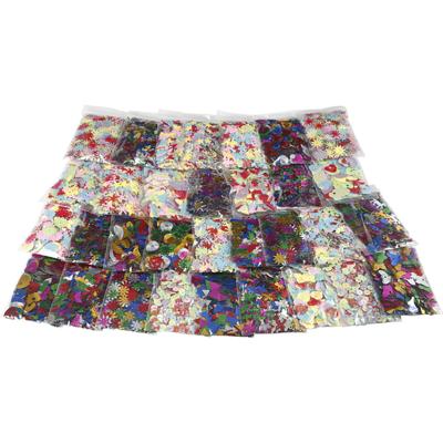 Creativ Company Multi paillettenmix, afm 7-30 mm, diverse kleuren, 32x25 gr/ 1 doos