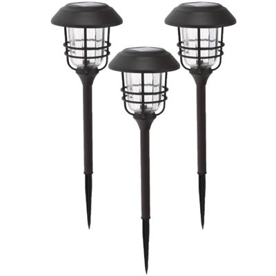 6x solar tuinlamp/prikspot op zonne-energie 59 cm