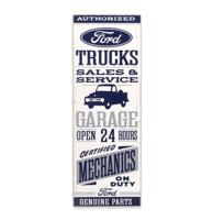 Ford Authorized Trucks Garage Houten Bord - 62 x 22cm