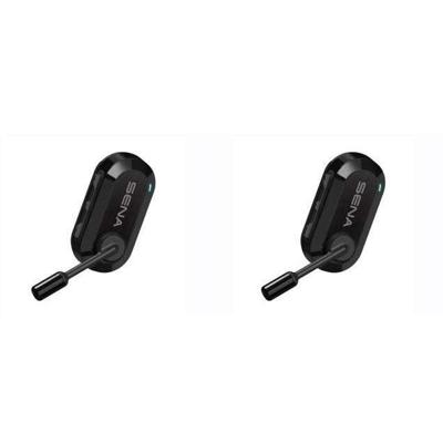 Headset - SENA - Bikom 20 duo - Bluetooth - Microfoon - Bereik van 800 m - 7 uur batterijduur - USB-C - x 2 - Zwart