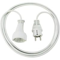 Brennenstuhl 1168430 Stroom Verlengkabel Wit 3.00 m H05VV-F 3G 1,5 mm²