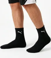 3-paar Crew sport sokken - Short - Halfhoge katoenen sportsokken - Dames - witte sportsokken